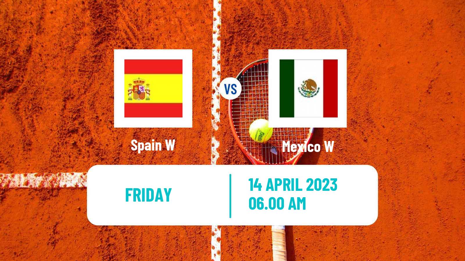 Tennis WTA Billie Jean King Cup World Group Teams Spain W - Mexico W