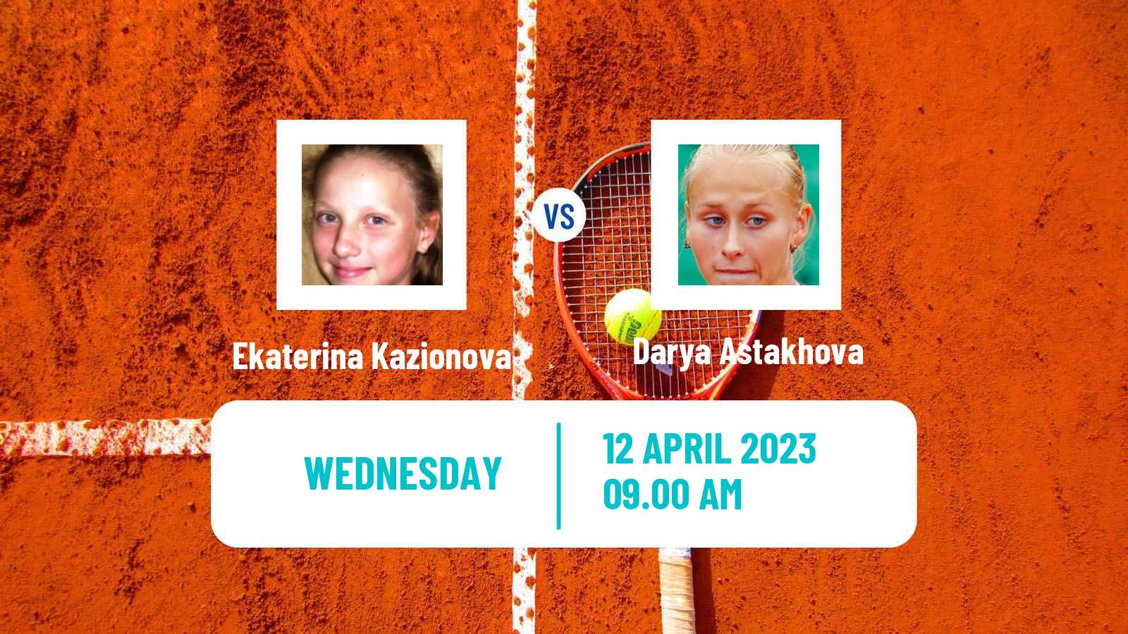 Tennis ITF Tournaments Ekaterina Kazionova - Darya Astakhova