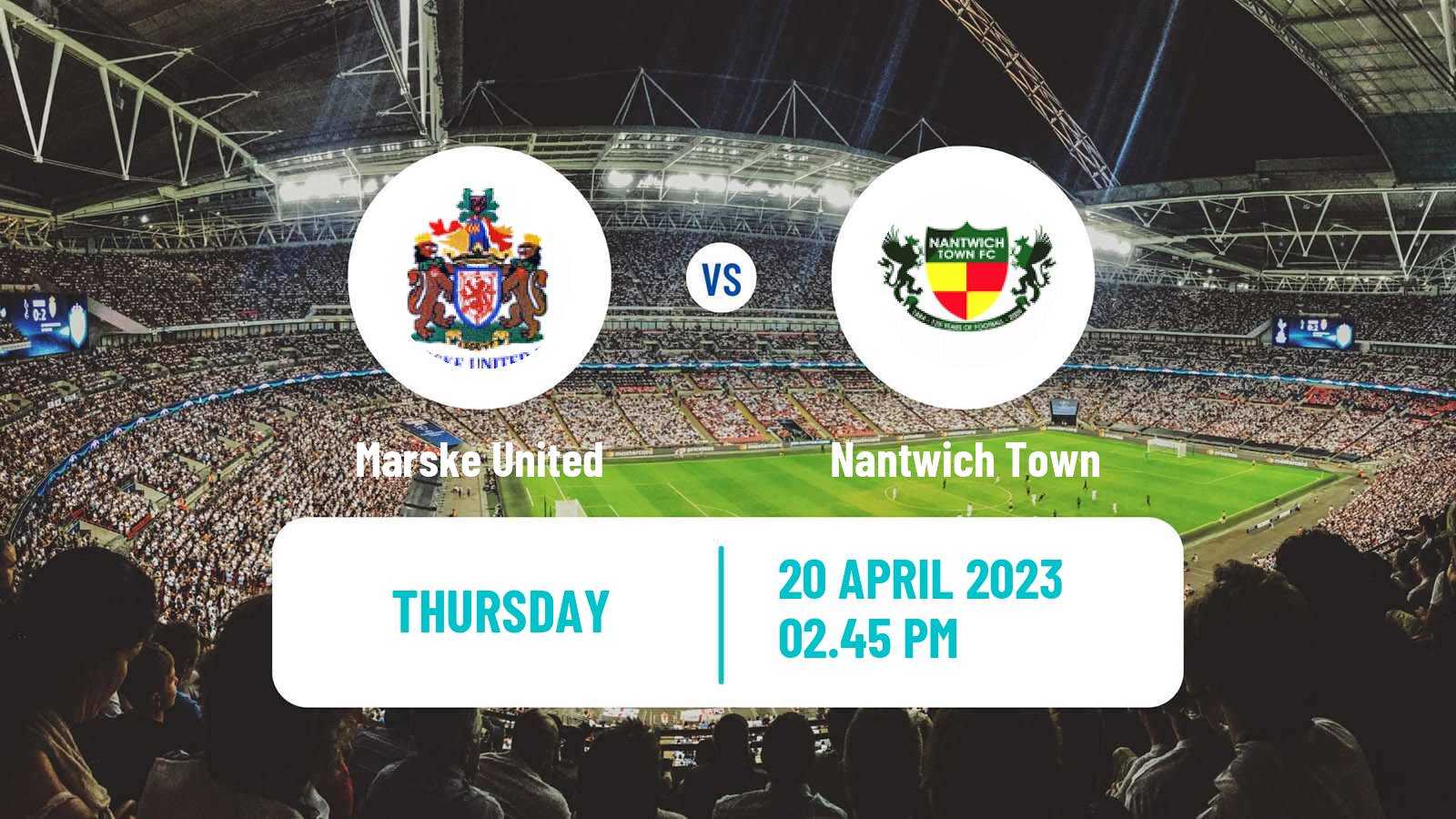 Soccer English NPL Premier Division Marske United - Nantwich Town