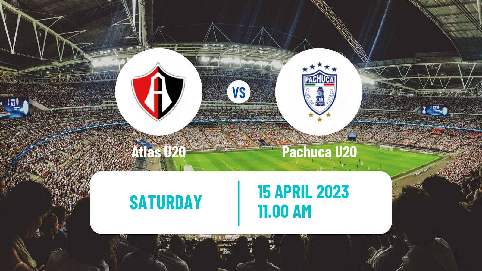 Soccer Mexican Liga MX U20 Atlas U20 - Pachuca U20