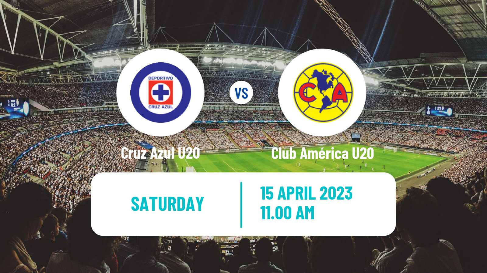 Soccer Mexican Liga MX U20 Cruz Azul U20 - Club América U20