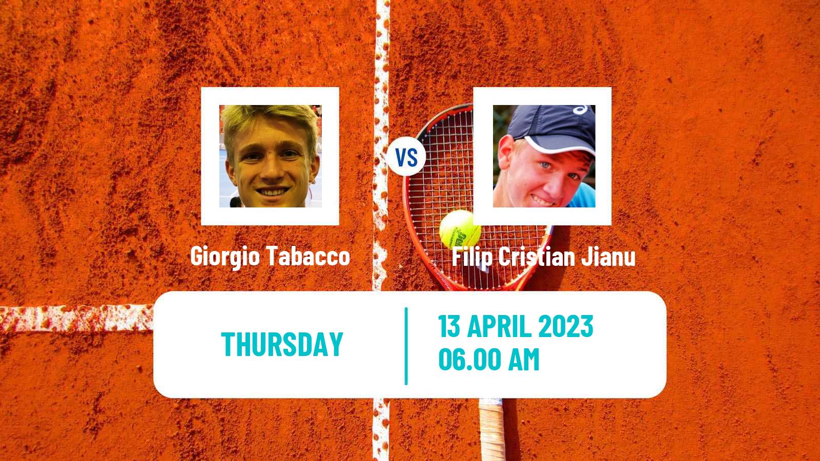 Tennis ITF Tournaments Giorgio Tabacco - Filip Cristian Jianu