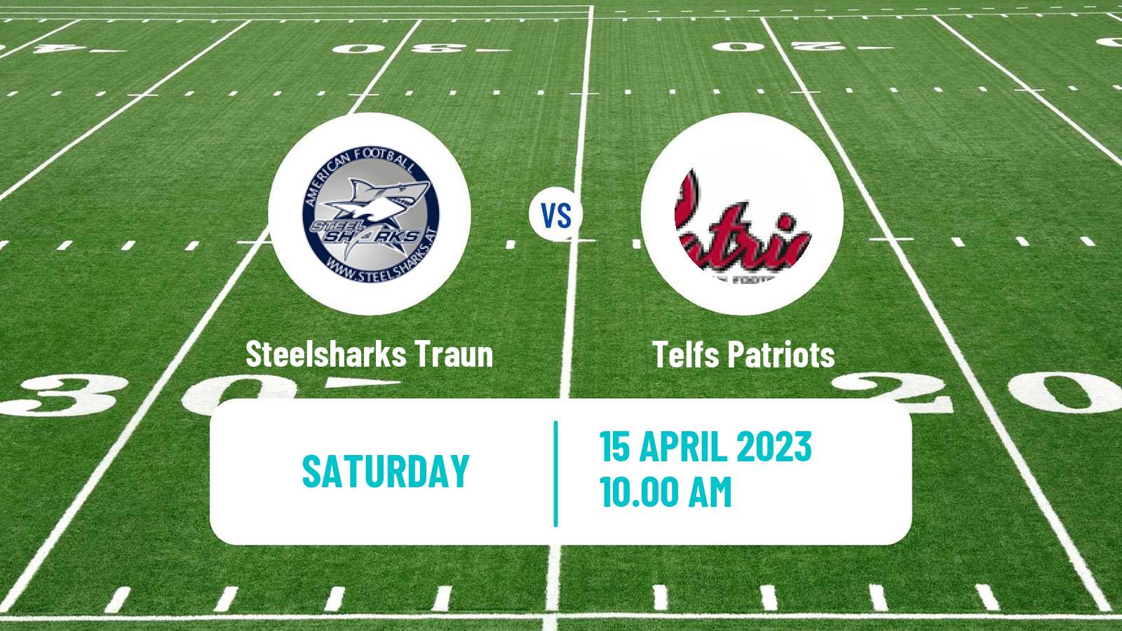 American football Austrian Football League Steelsharks Traun - Telfs Patriots