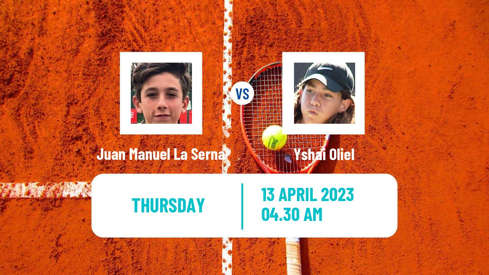 Tennis ITF Tournaments Juan Manuel La Serna - Yshai Oliel