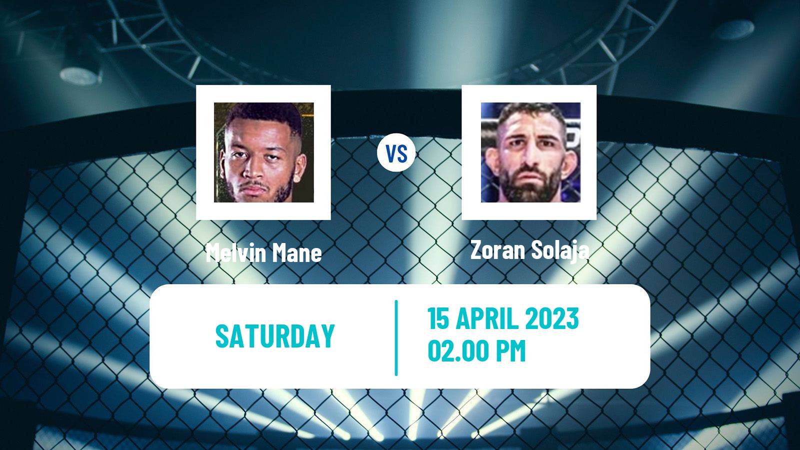 MMA MMA Melvin Mane - Zoran Solaja