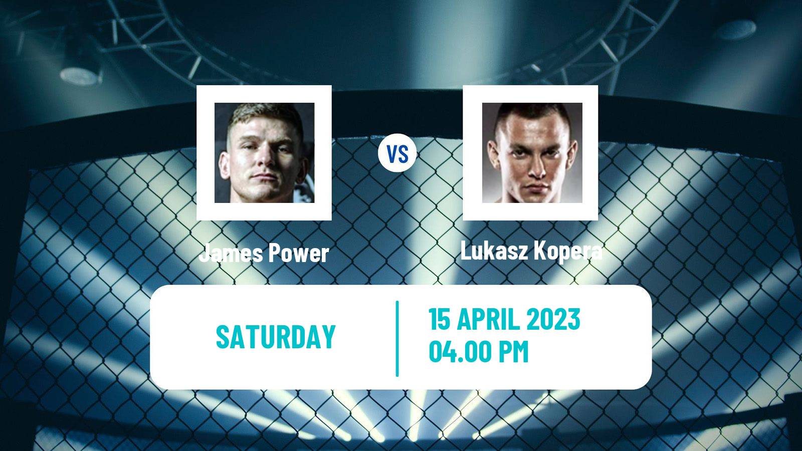 MMA MMA James Power - Lukasz Kopera