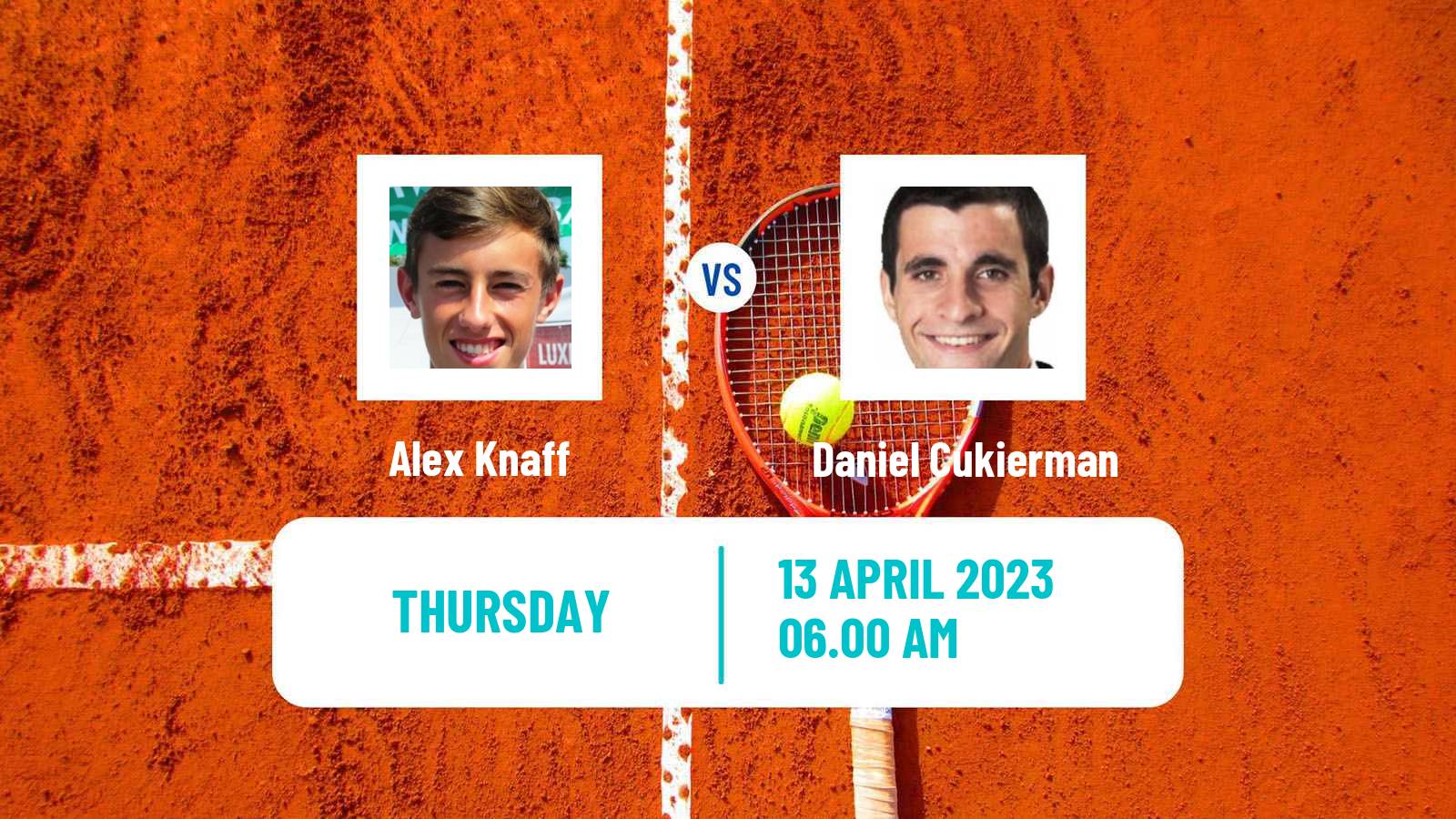 Tennis ITF Tournaments Alex Knaff - Daniel Cukierman