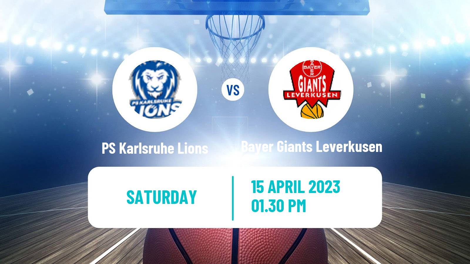 Basketball German Pro A Basketball PS Karlsruhe Lions - Bayer Giants Leverkusen