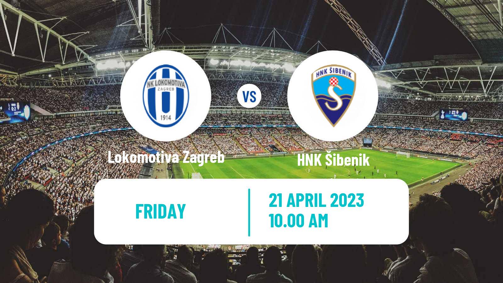 Soccer Croatian HNL Lokomotiva Zagreb - Šibenik
