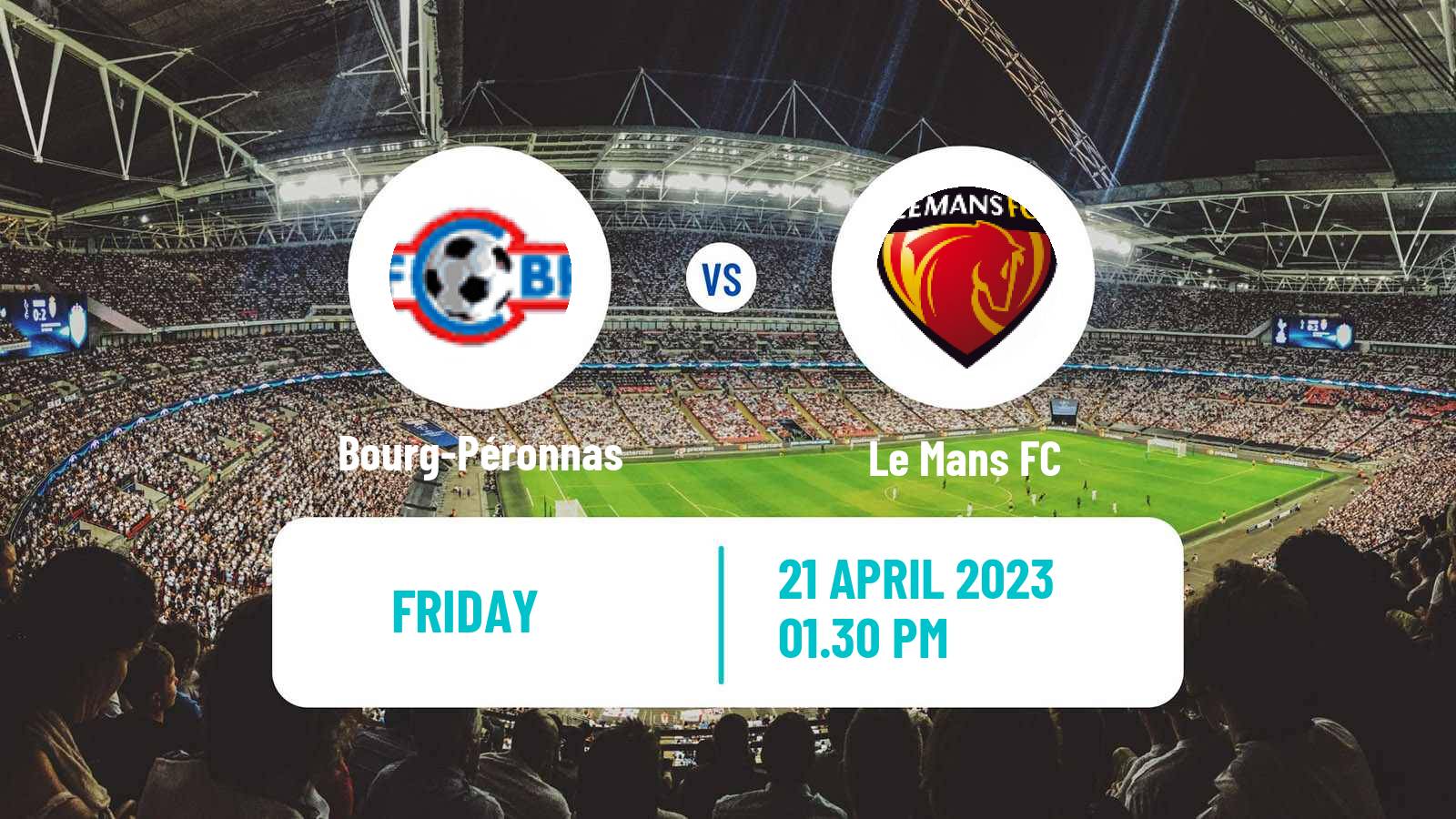 Soccer French National League Bourg-Péronnas - Le Mans