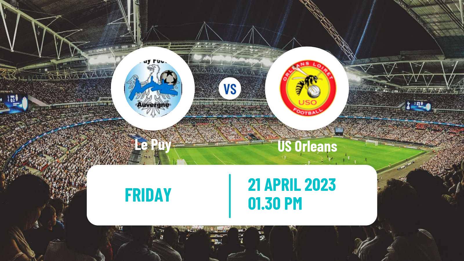 Soccer French National League Le Puy - Orleans
