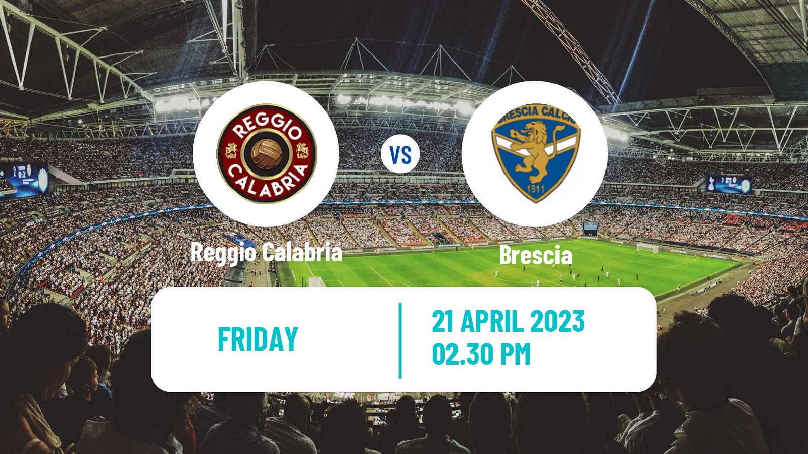 Soccer Italian Serie B Reggio Calabria - Brescia