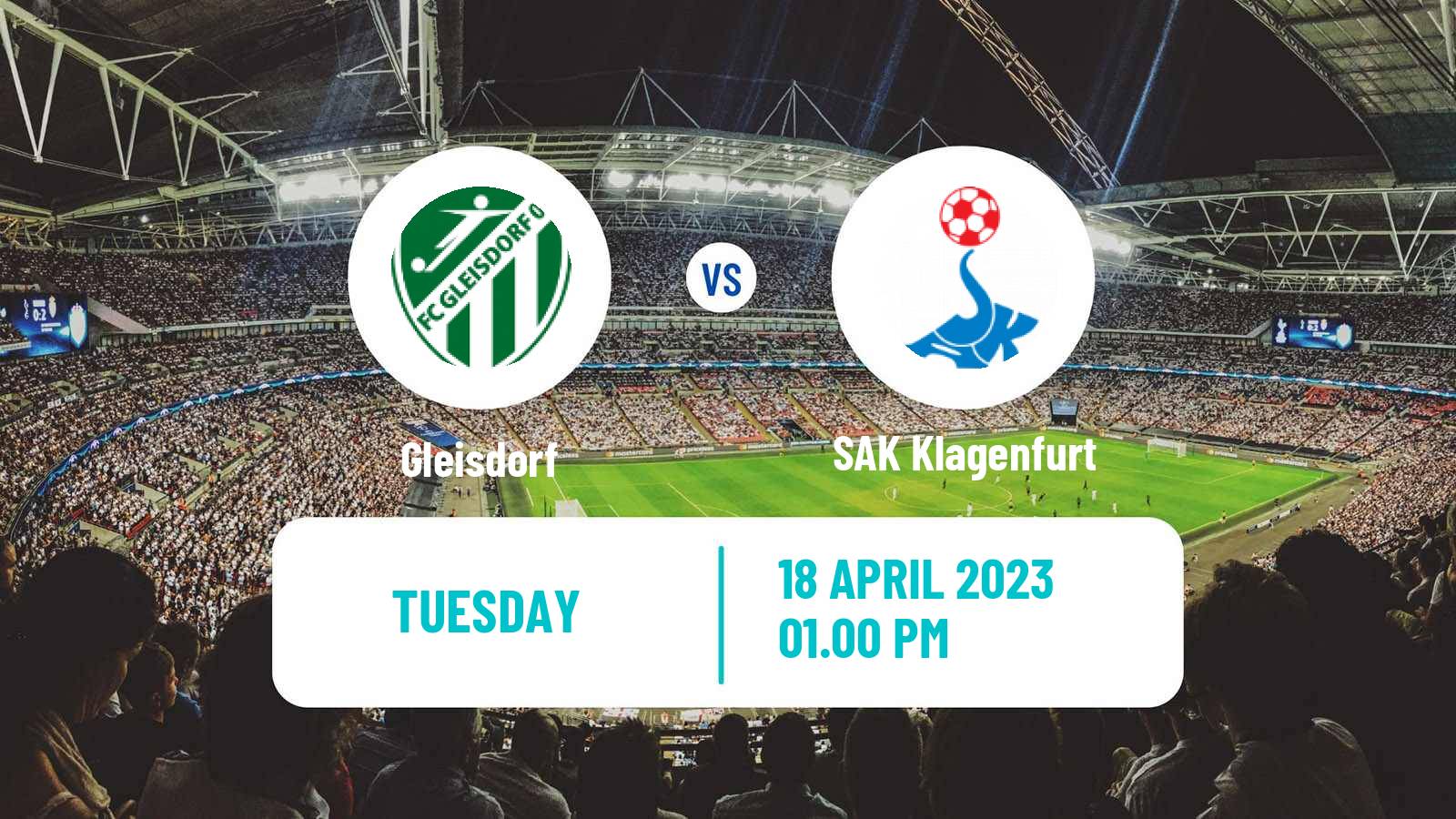 Soccer Austrian Regionalliga Central Gleisdorf - SAK Klagenfurt