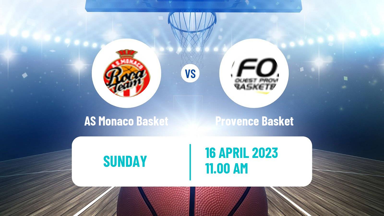 Basketball French LNB AS Monaco Basket - Provence Basket
