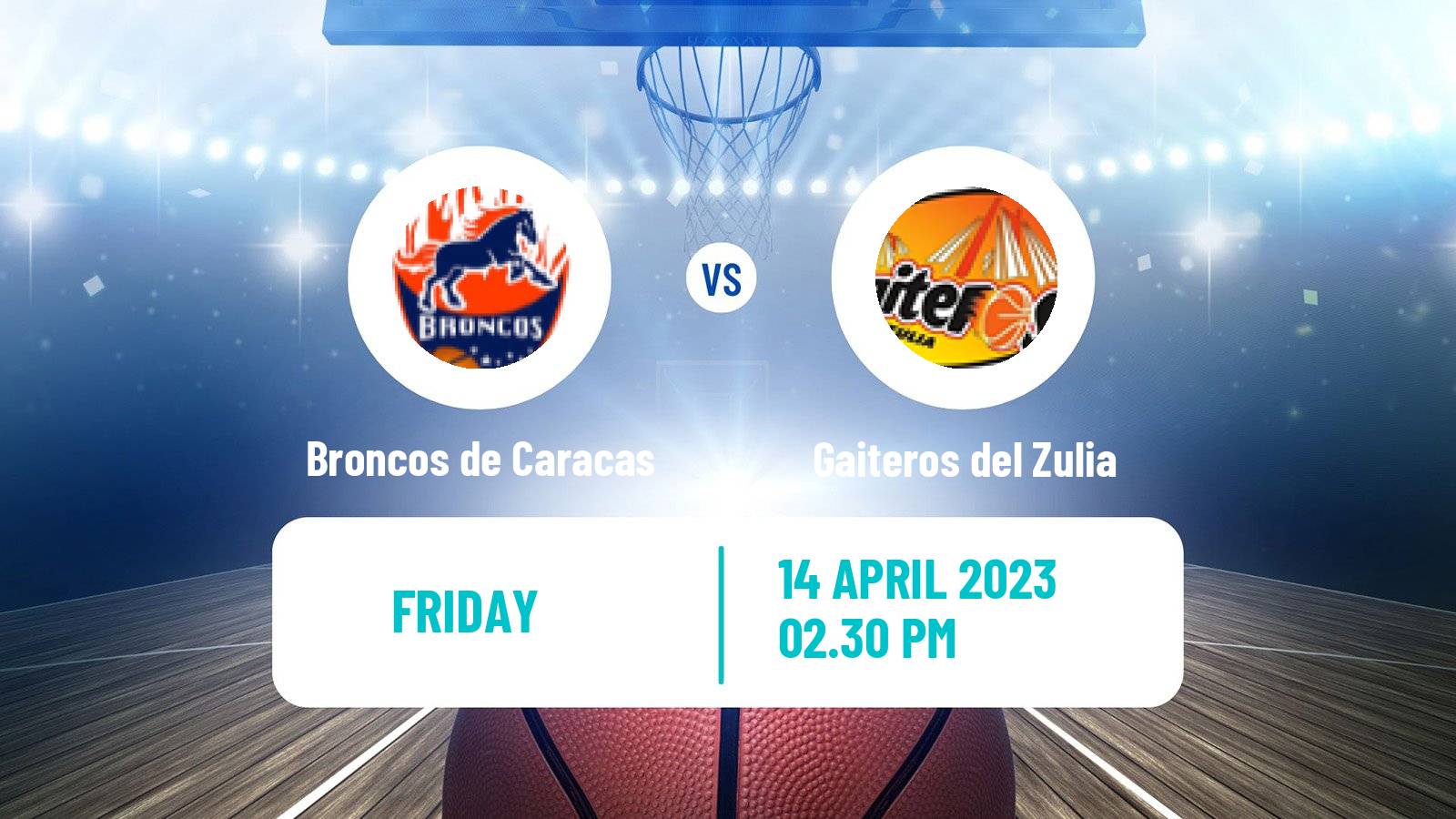 Basketball Venezuelan Superliga Basketball Broncos de Caracas - Gaiteros del Zulia