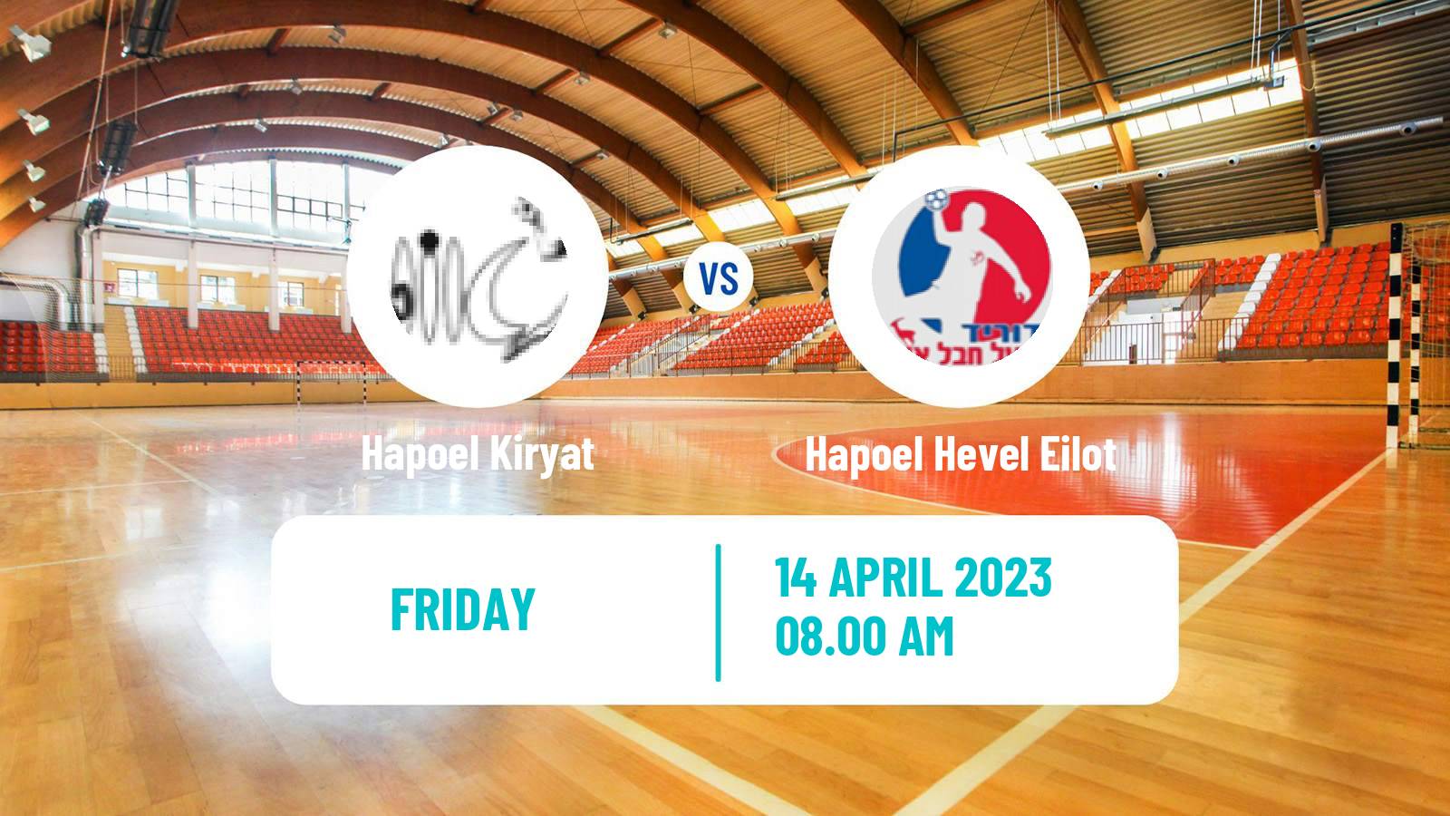 Handball Israeli Division 1 Handball Hapoel Kiryat - Hapoel Hevel Eilot