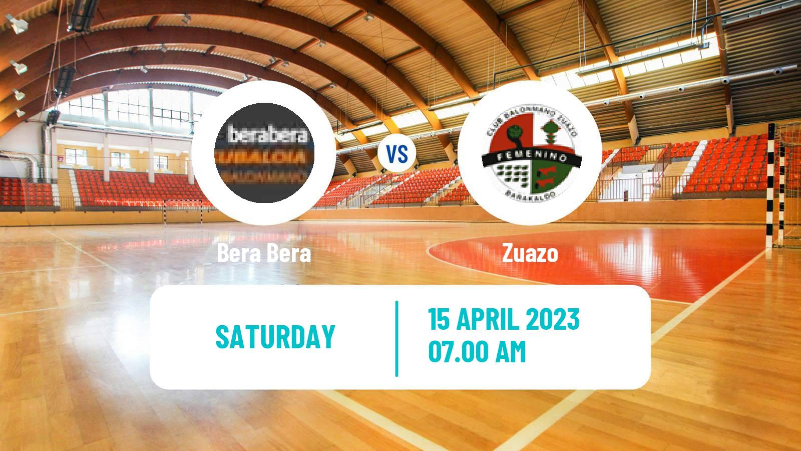 Handball Spanish División de Honor Handball Women Bera Bera - Zuazo