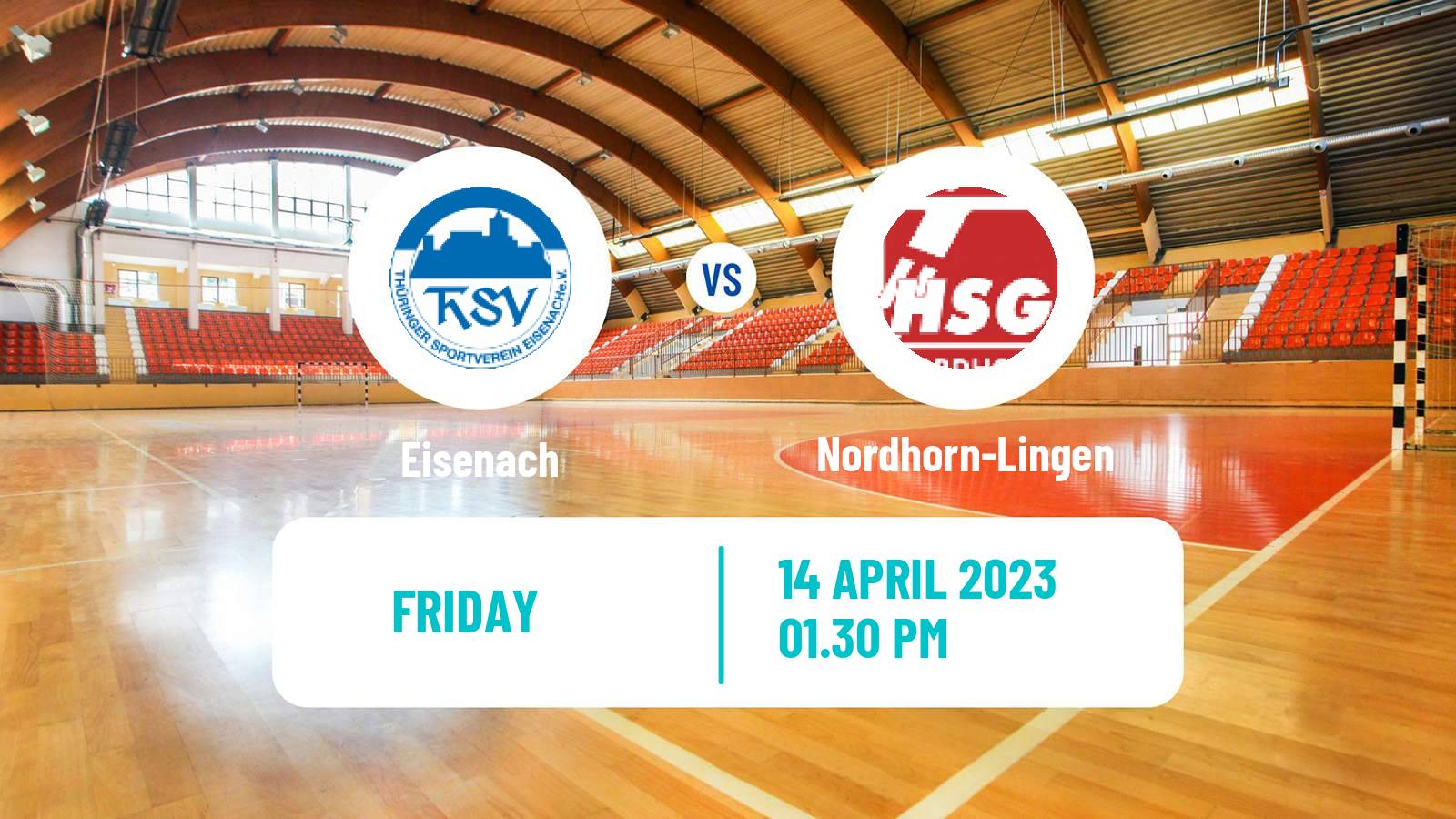 Handball German 2 Bundesliga Handball Eisenach - Nordhorn-Lingen
