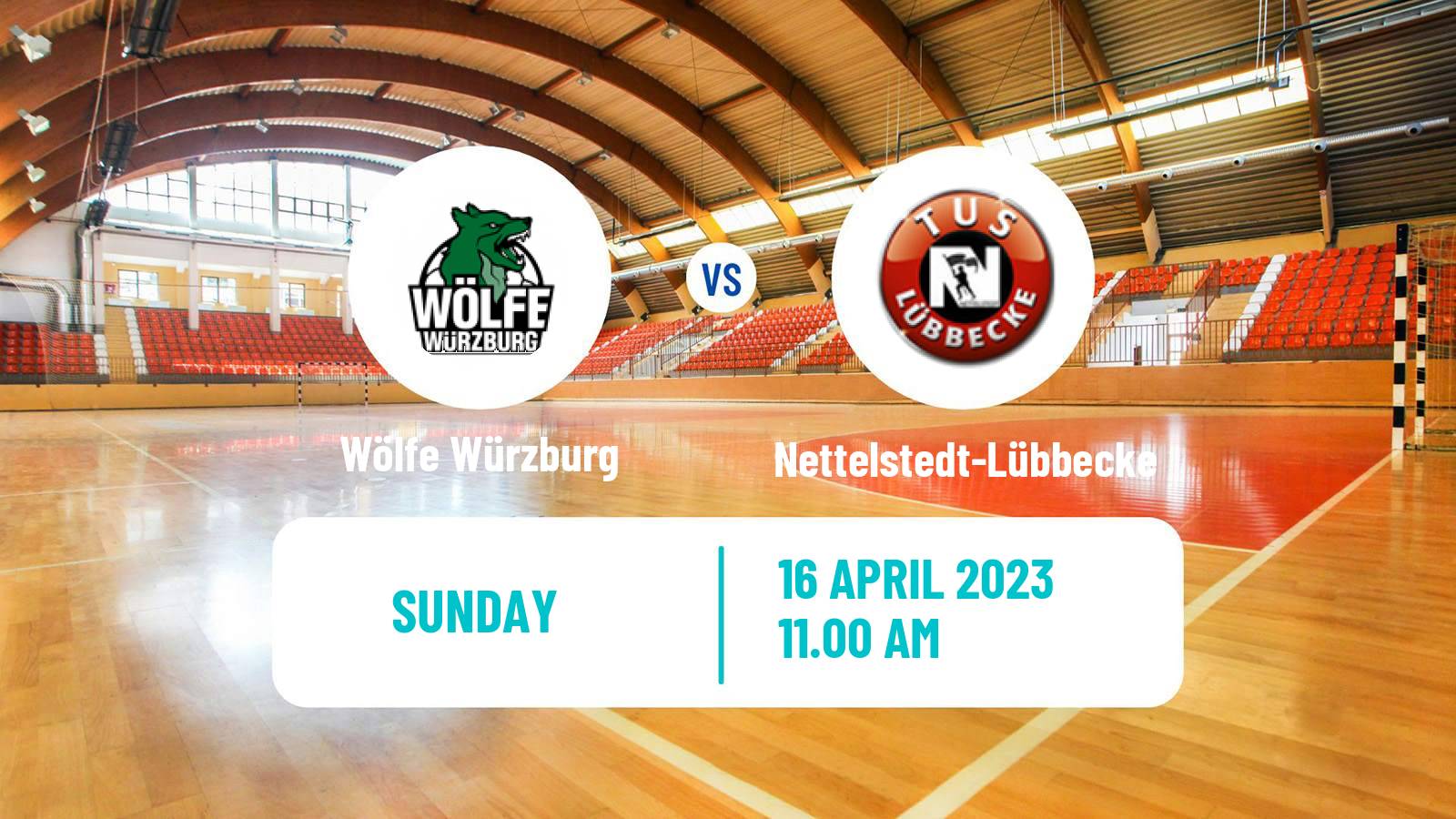 Handball German 2 Bundesliga Handball Wölfe Würzburg - Nettelstedt-Lübbecke