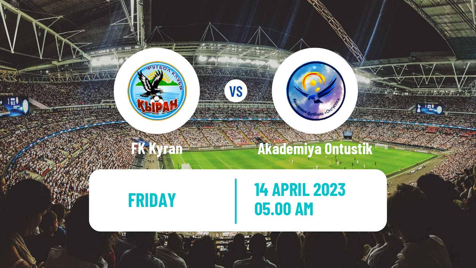 Soccer Kazakh First Division Kyran - Akademiya Ontustik
