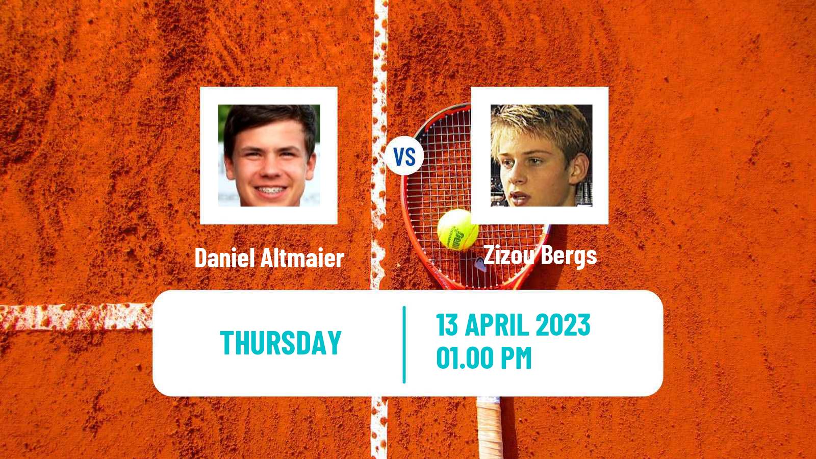 Tennis ATP Challenger Daniel Altmaier - Zizou Bergs