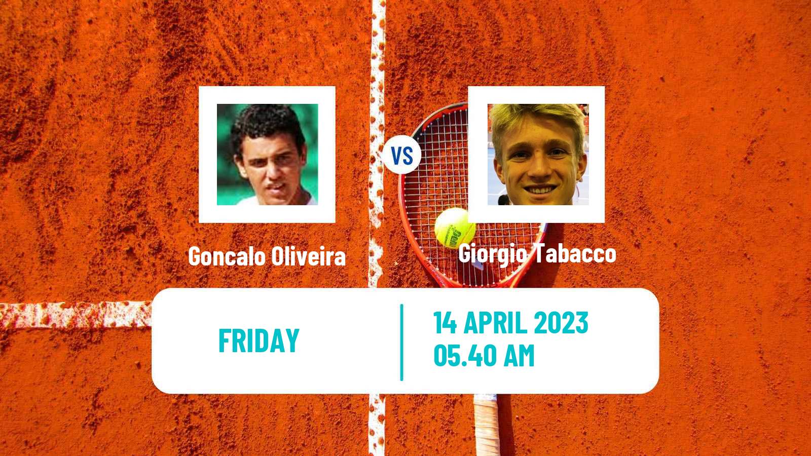 Tennis ITF Tournaments Goncalo Oliveira - Giorgio Tabacco