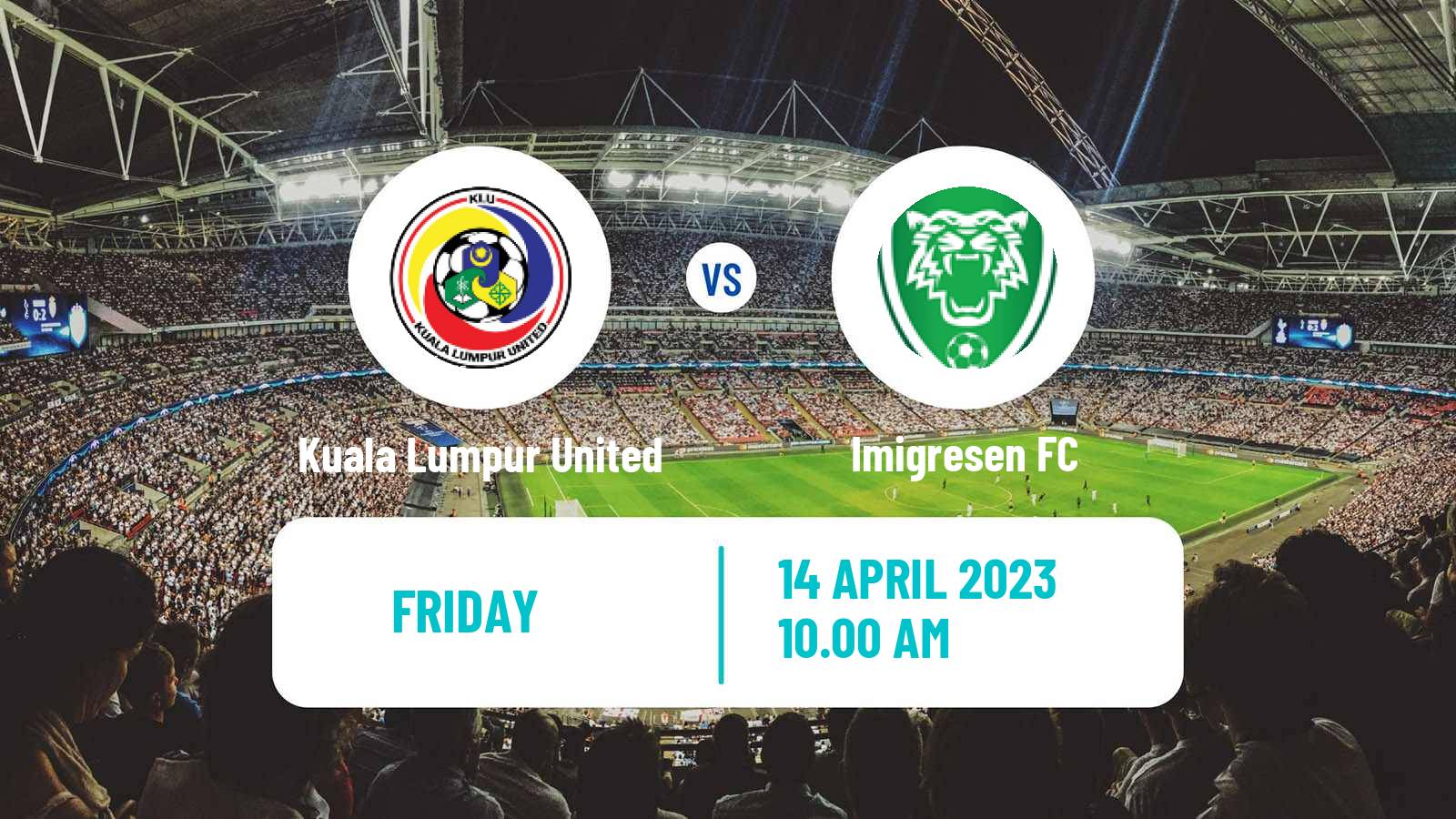 Soccer Malaysian FA Cup Kuala Lumpur United - Imigresen