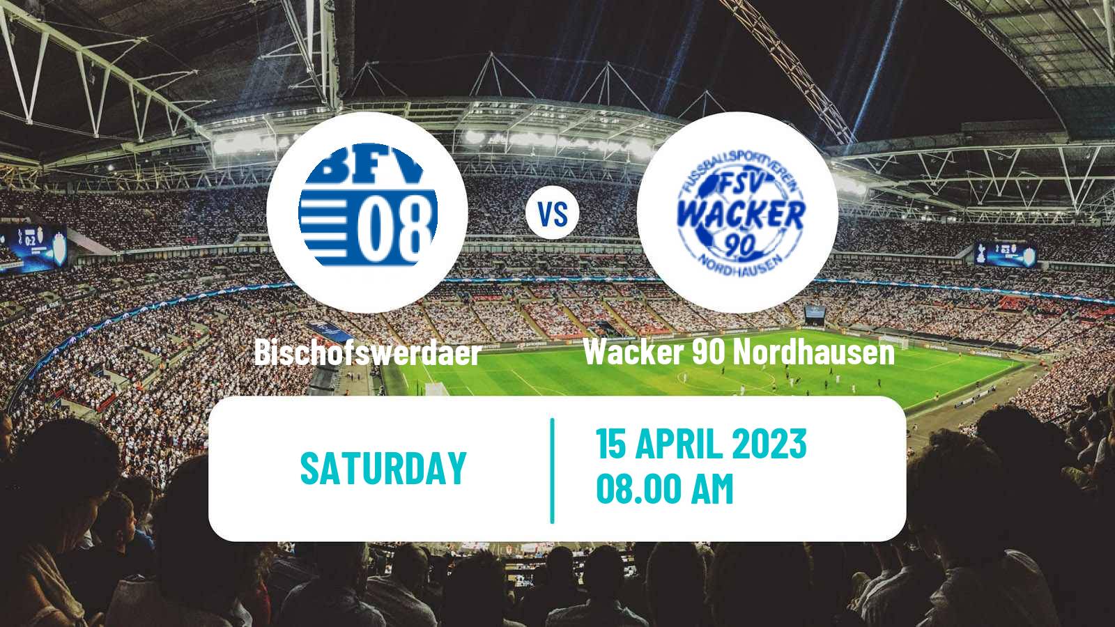 Soccer German Oberliga NOFV- Süd Bischofswerdaer - Wacker 90 Nordhausen