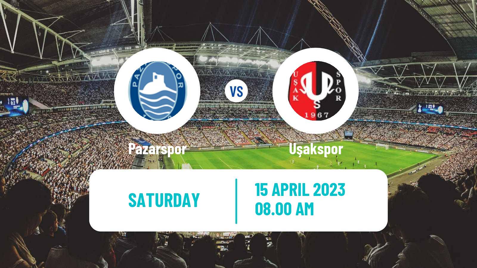 Soccer Turkish Second League Red Group Pazarspor - Uşakspor