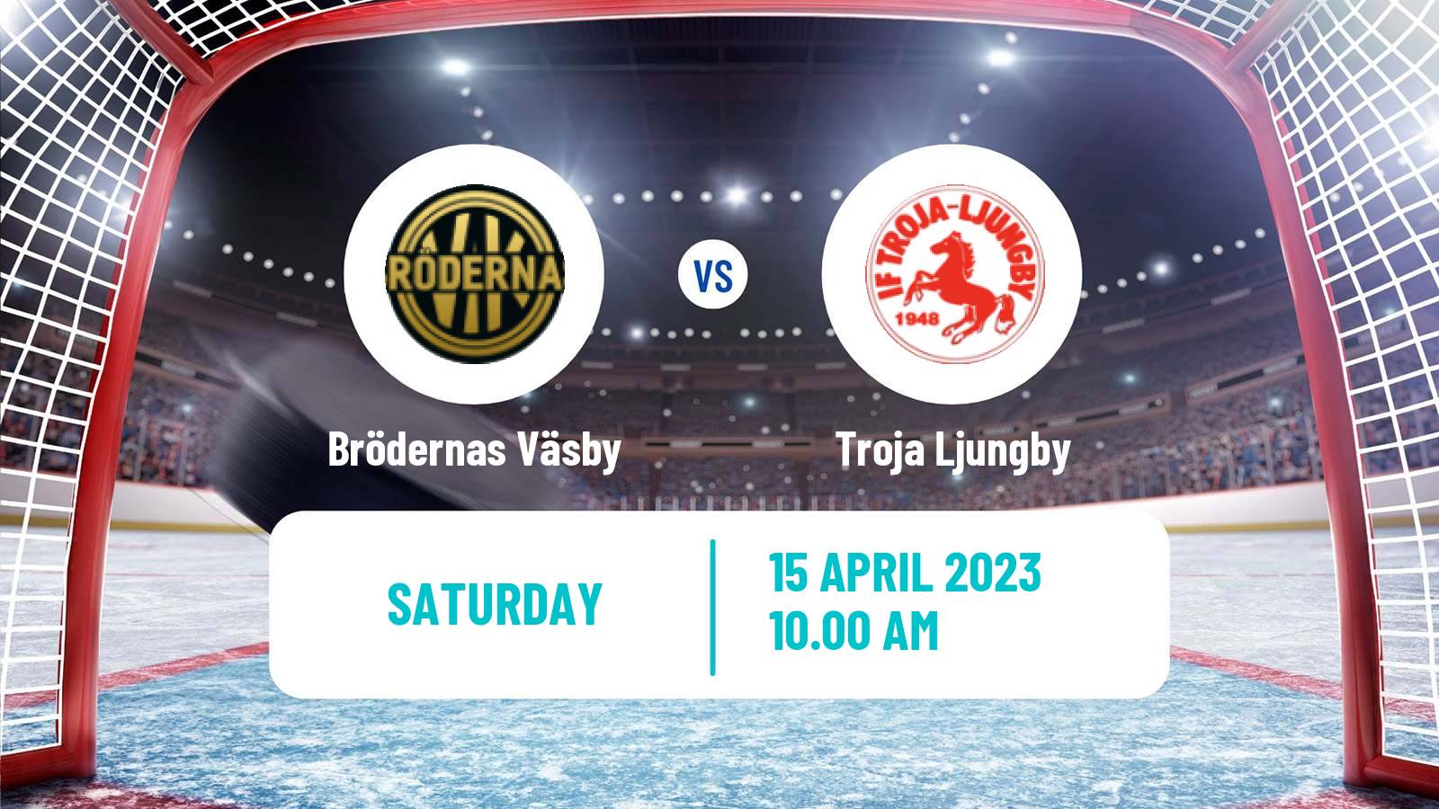 Hockey Swedish Hockey AllEttan Play Offs Brödernas Väsby - Troja Ljungby