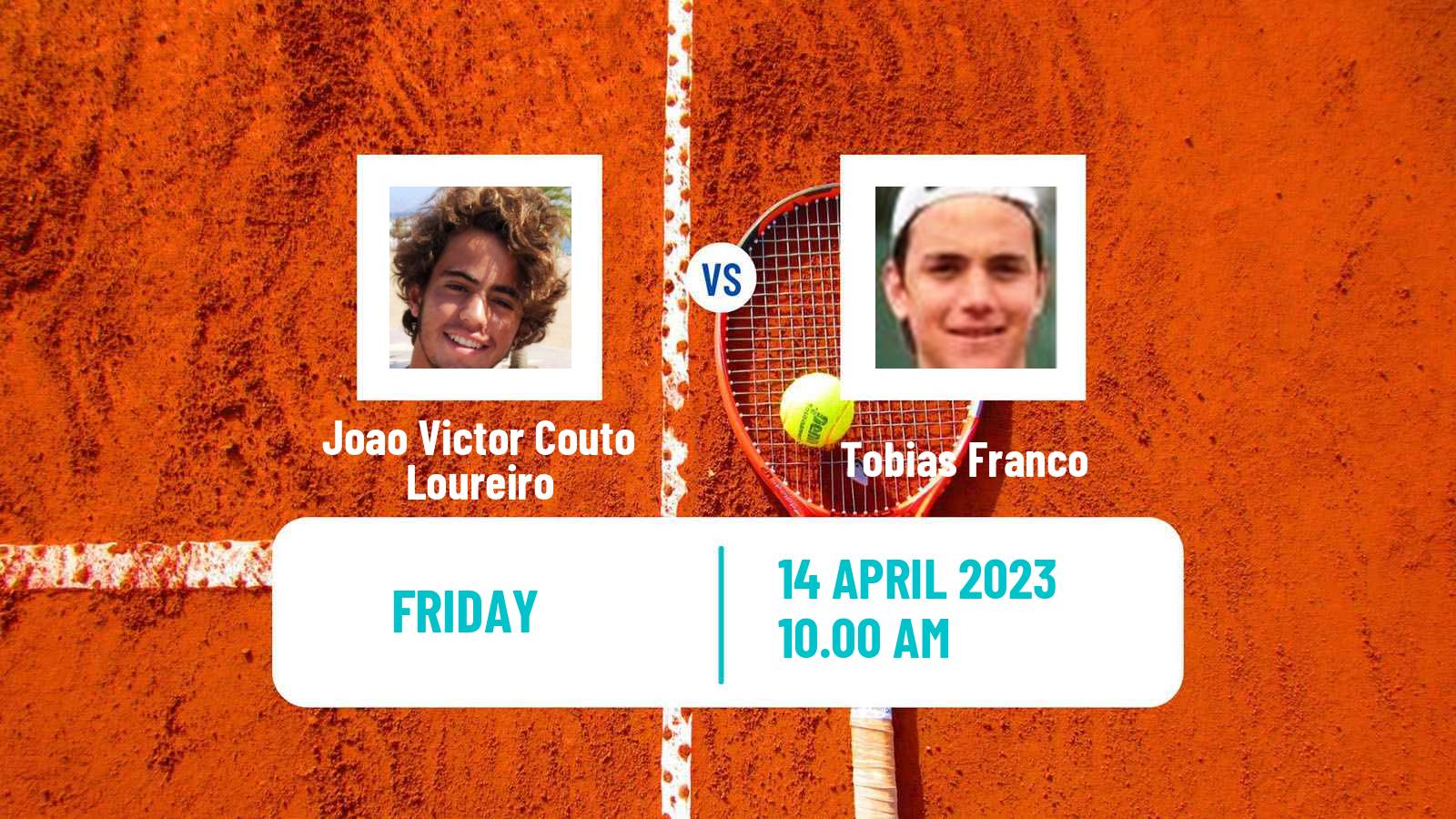 Tennis ITF Tournaments Joao Victor Couto Loureiro - Tobias Franco