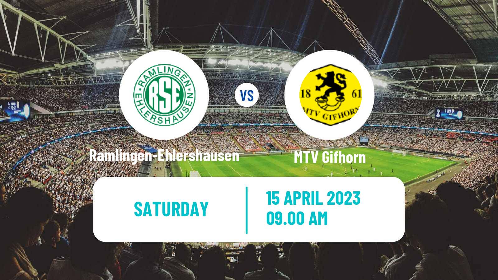 Soccer German Oberliga Niedersachsen Ramlingen-Ehlershausen - Gifhorn