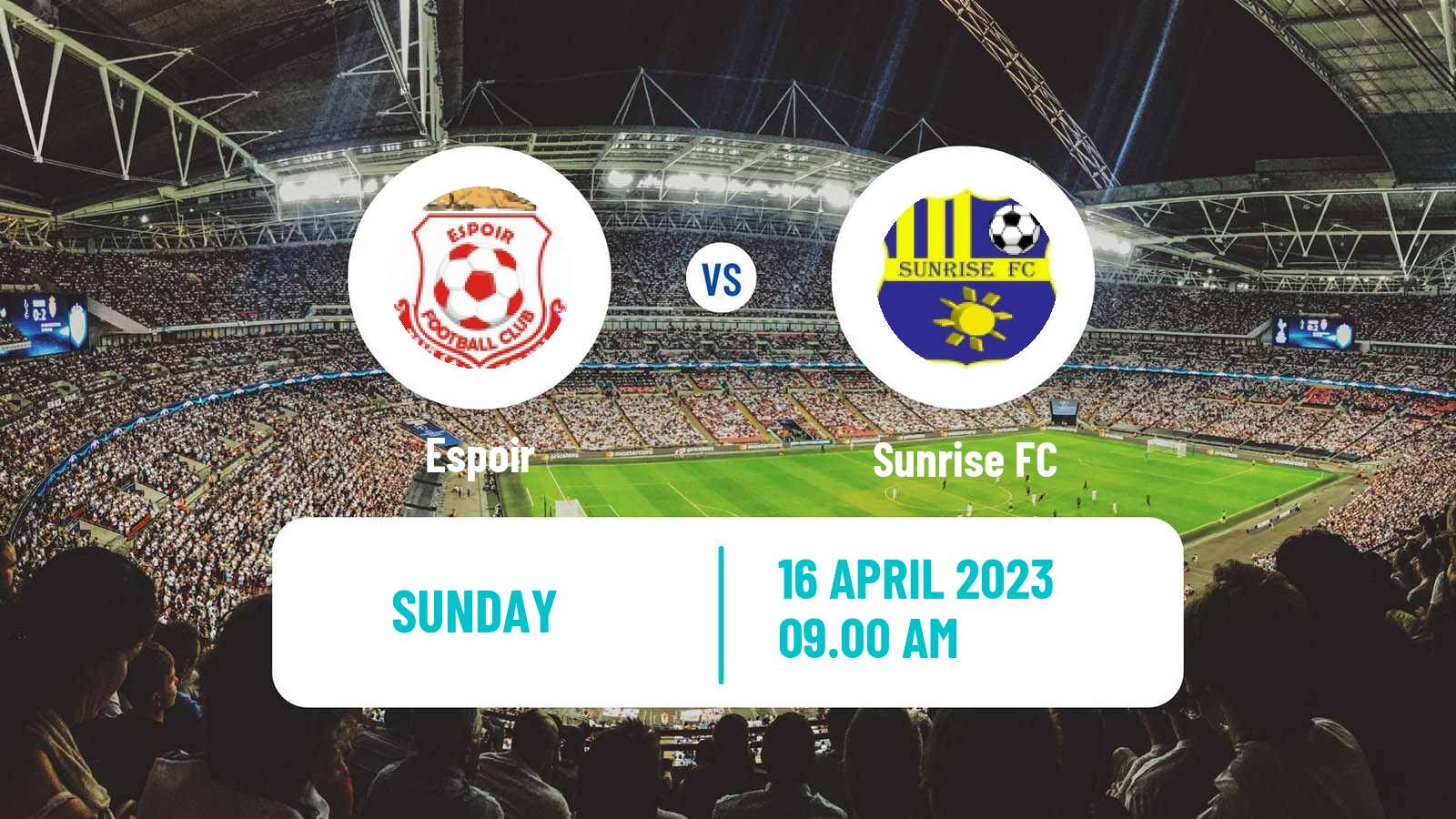 Soccer Rwanda Premier League Espoir - Sunrise