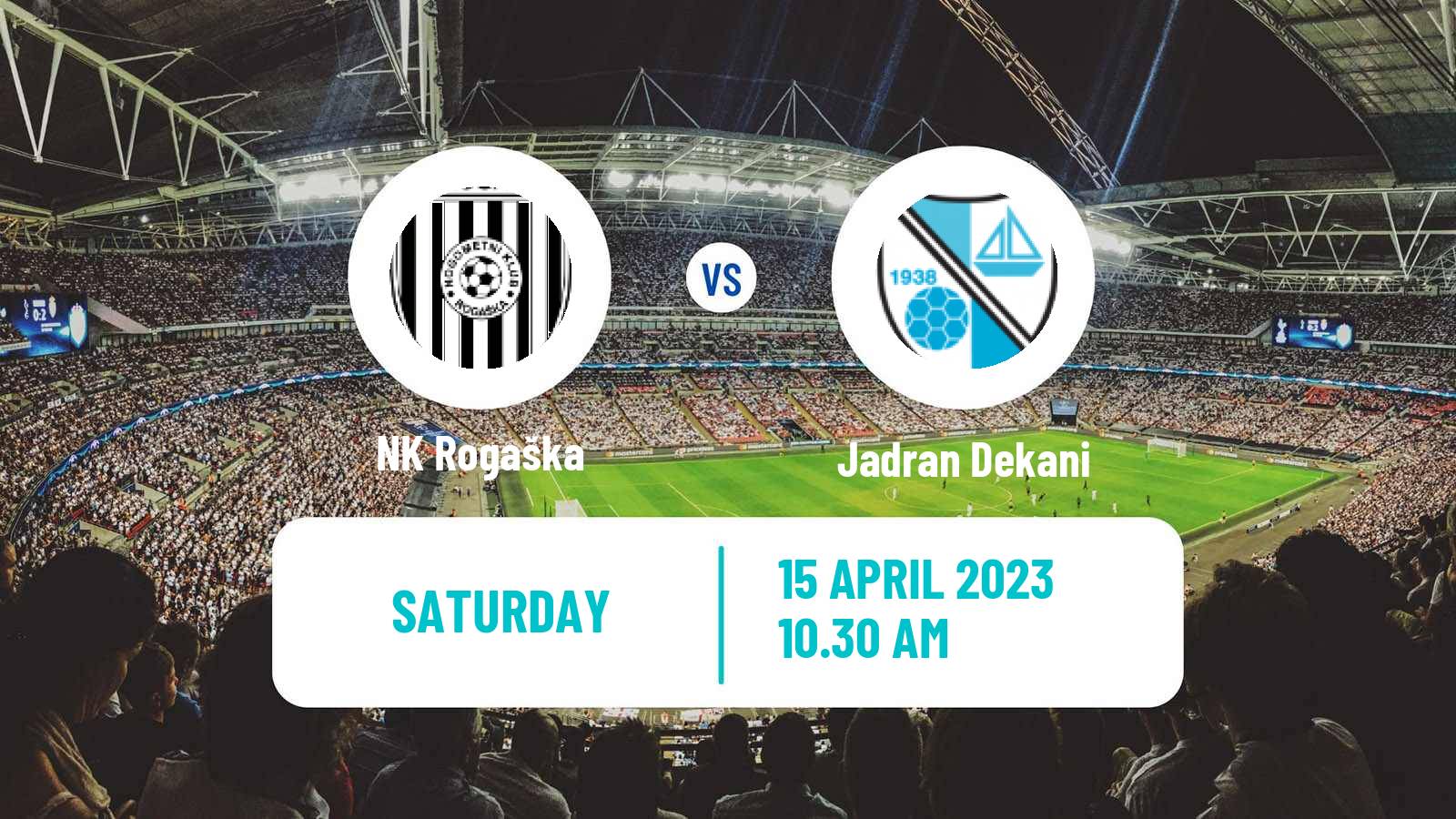 Soccer Slovenian 2 SNL Rogaška - Jadran Dekani
