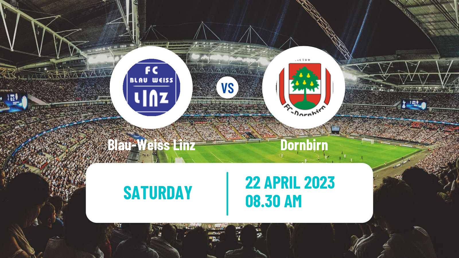 Soccer Austrian 2 Liga Blau-Weiss Linz - Dornbirn