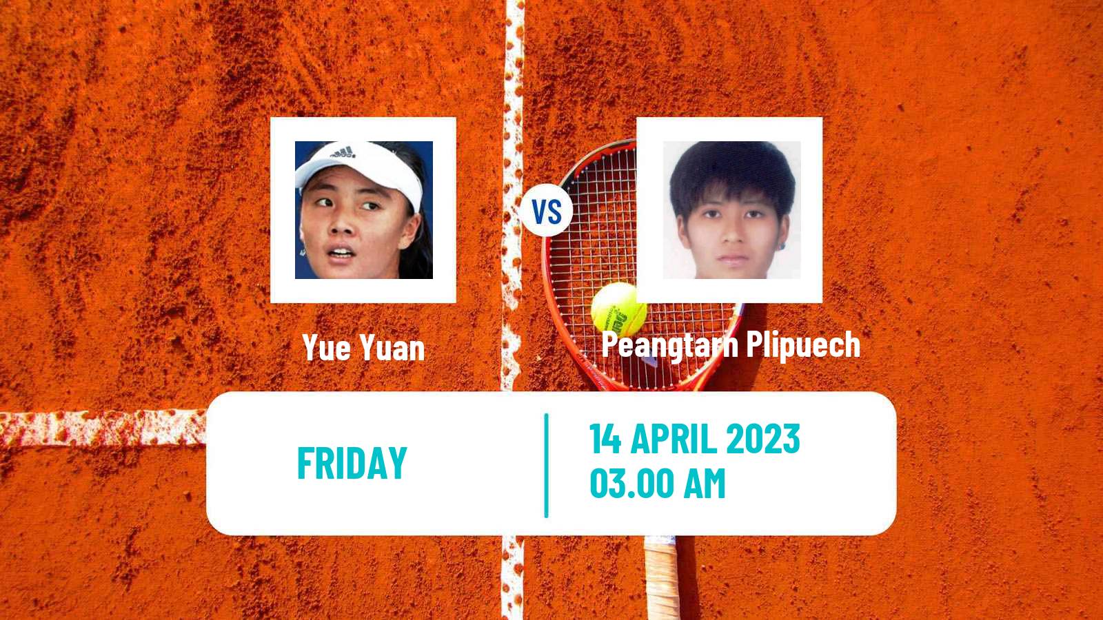 Tennis WTA Billie Jean King Cup Group I Yue Yuan - Peangtarn Plipuech