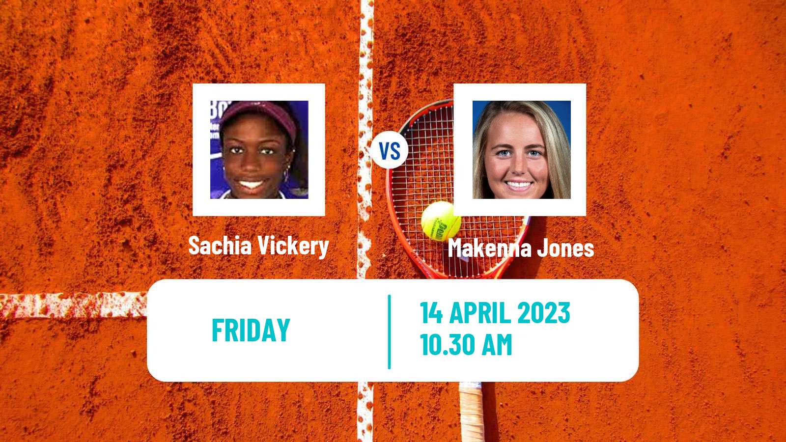 Tennis ITF Tournaments Sachia Vickery - Makenna Jones