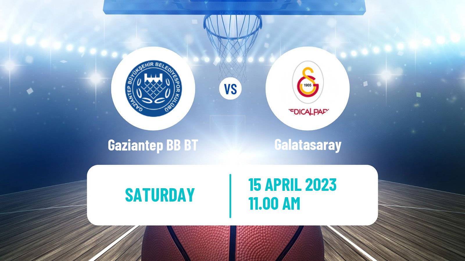 Basketball Turkish Basketball Super Ligi Gaziantep BB BT - Galatasaray