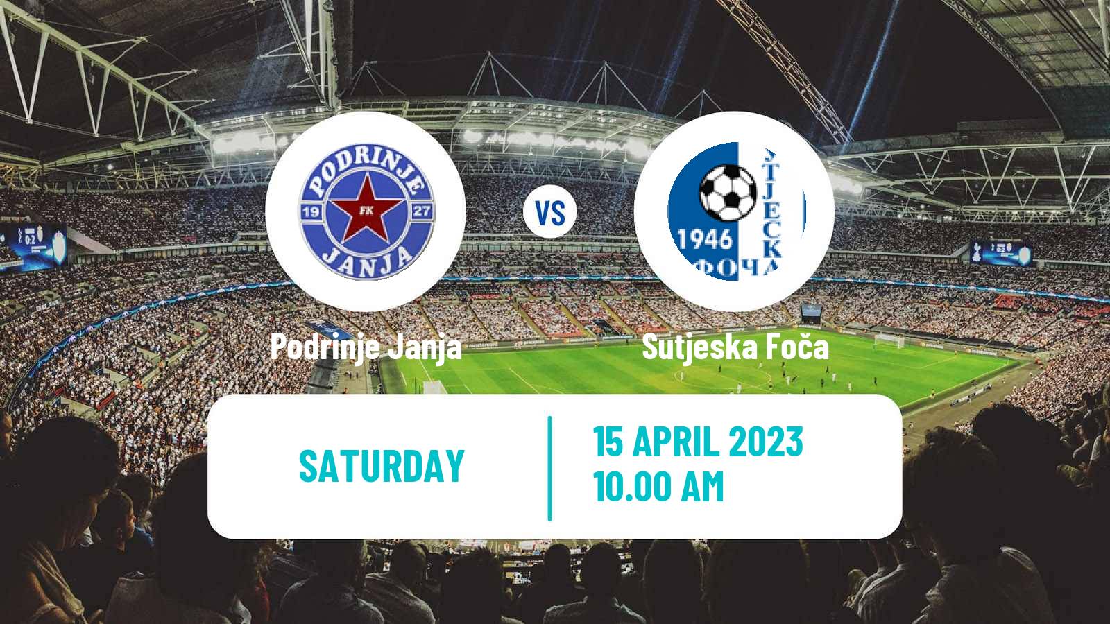 Soccer Bosnian Prva Liga RS Podrinje Janja - Sutjeska Foča