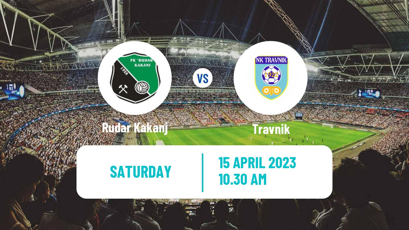 Soccer Bosnian Prva Liga FBiH Rudar Kakanj - Travnik