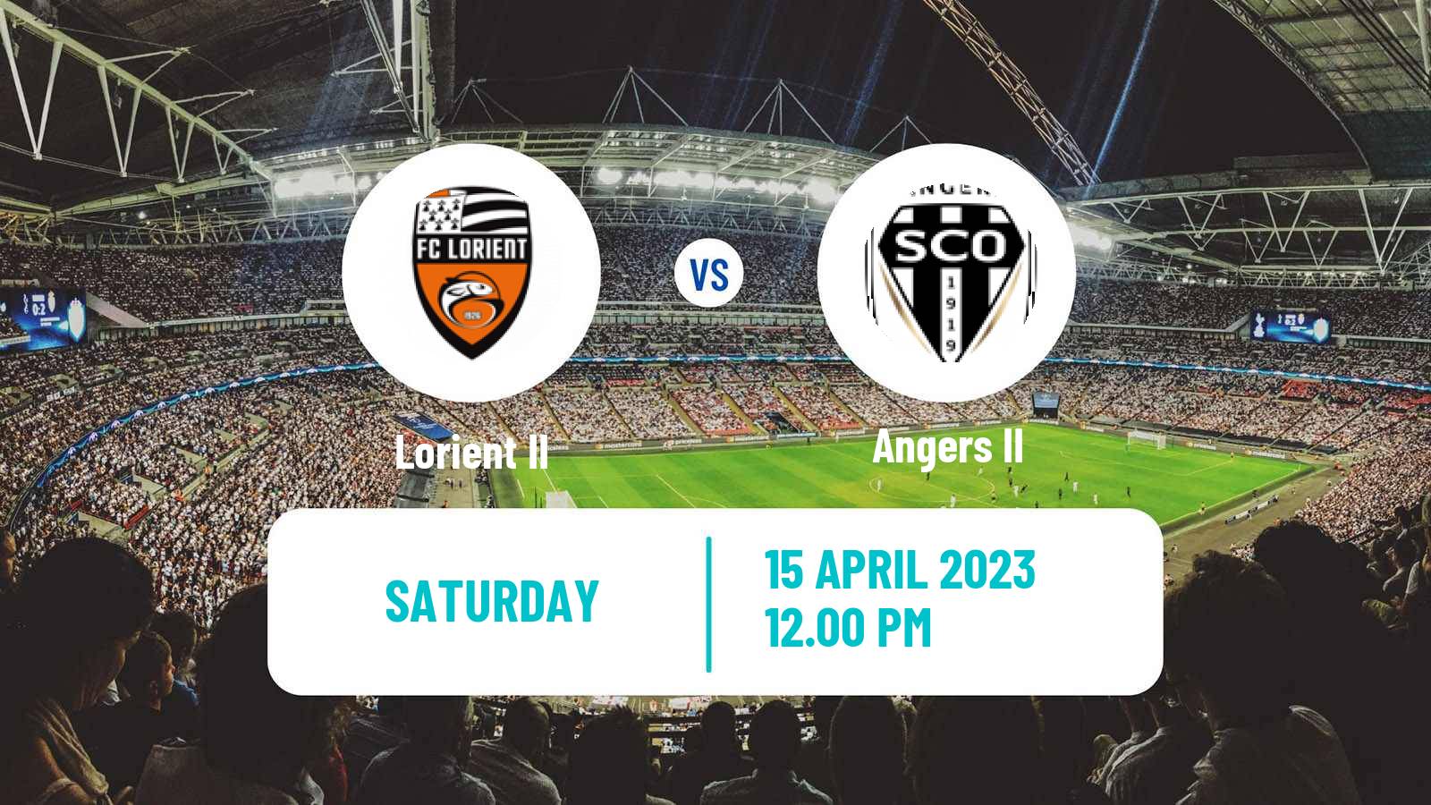 Soccer French National 2 - Group D Lorient II - Angers II