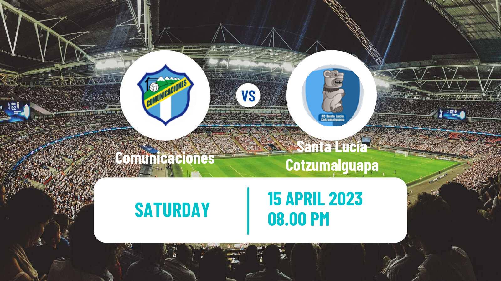 Soccer Guatemala Liga Nacional Comunicaciones - Santa Lucía Cotzumalguapa