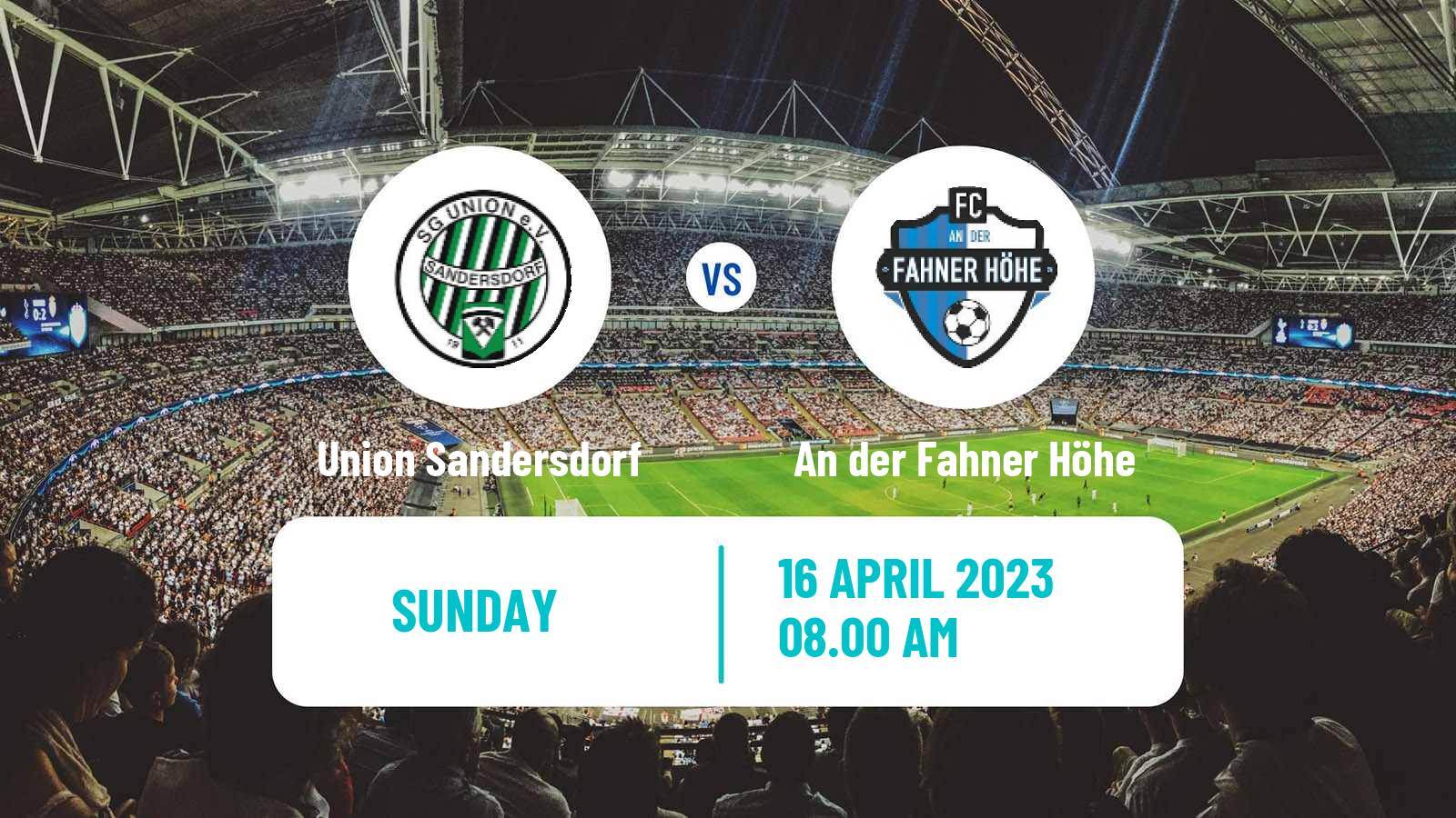 Soccer German Oberliga NOFV- Süd Union Sandersdorf - An der Fahner Höhe