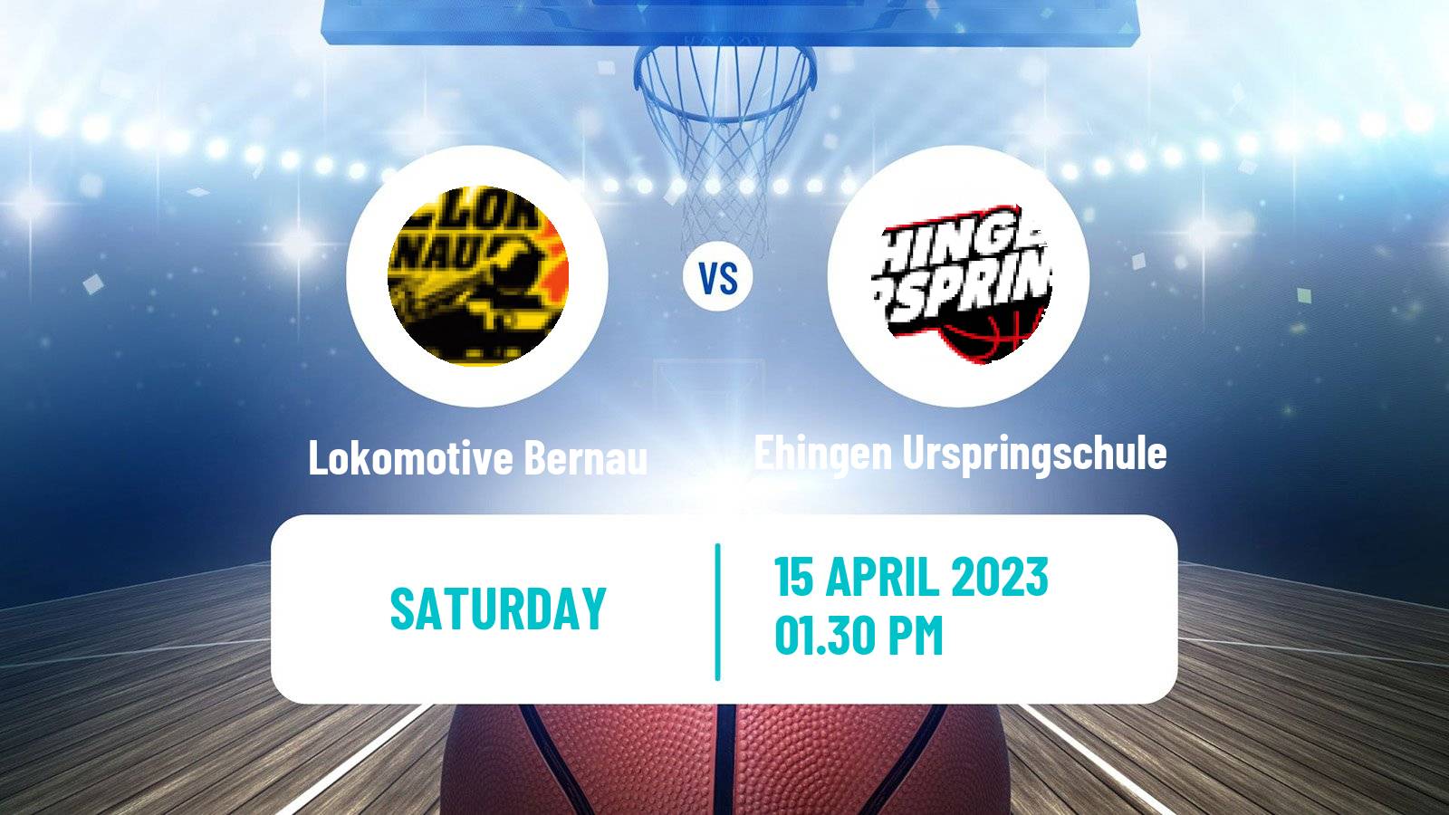 Basketball German Pro B Basketball Lokomotive Bernau - Ehingen Urspringschule