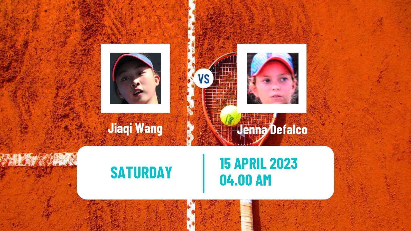 Tennis ITF Tournaments Jiaqi Wang - Jenna Defalco