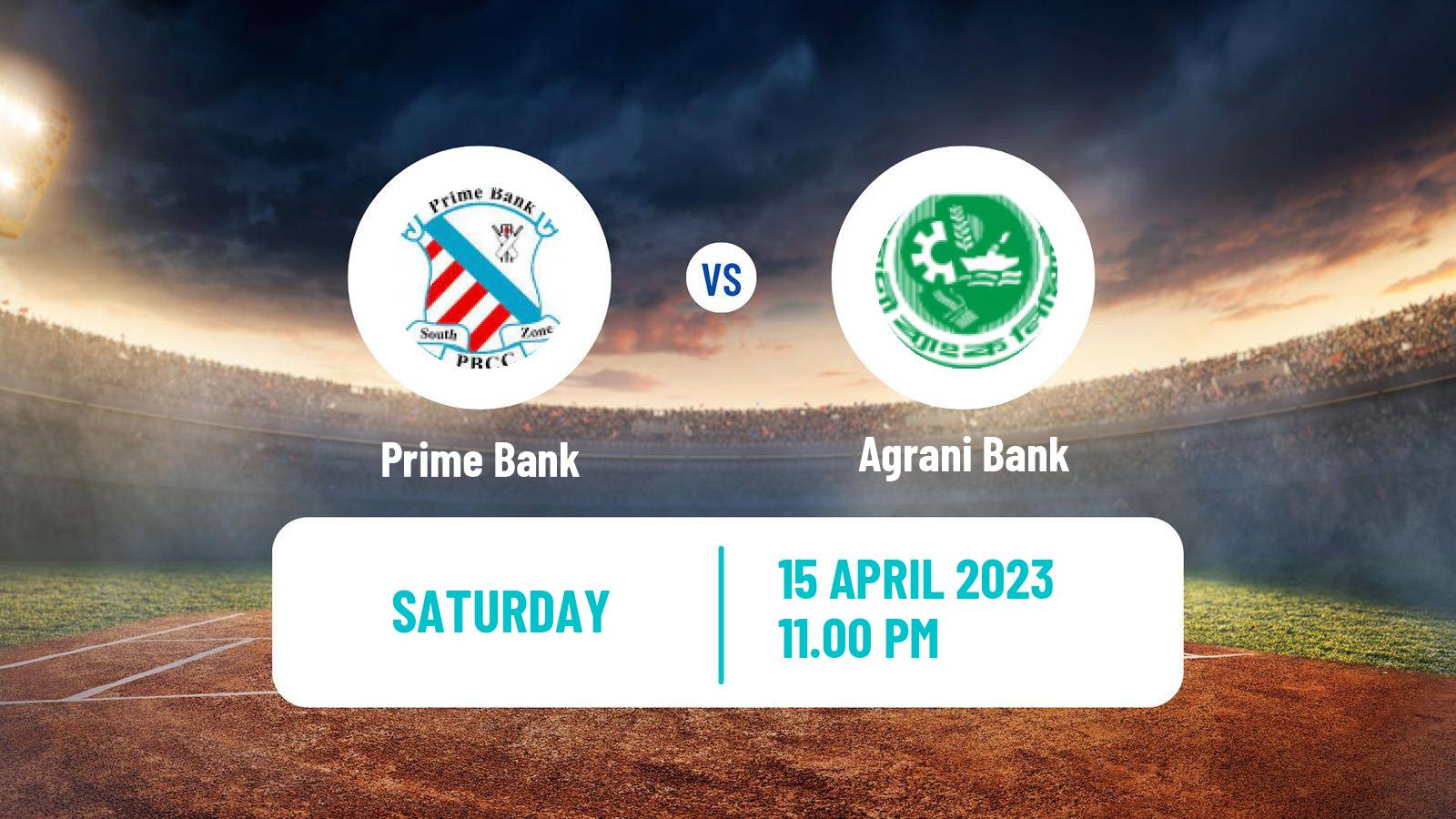 Cricket Bangladesh Dhaka Premier League Prime Bank - Agrani Bank