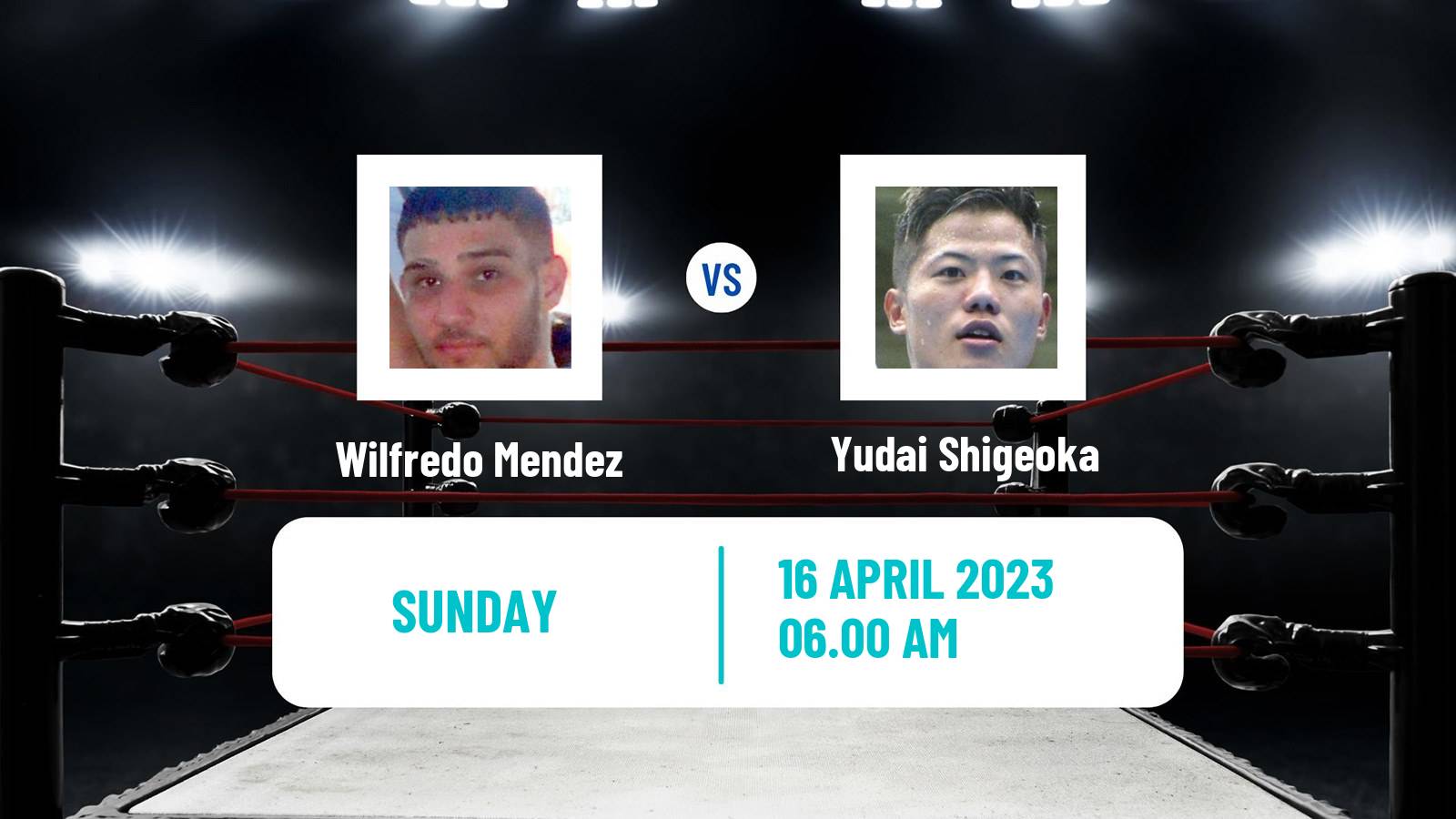 Boxing Boxing Wilfredo Mendez - Yudai Shigeoka