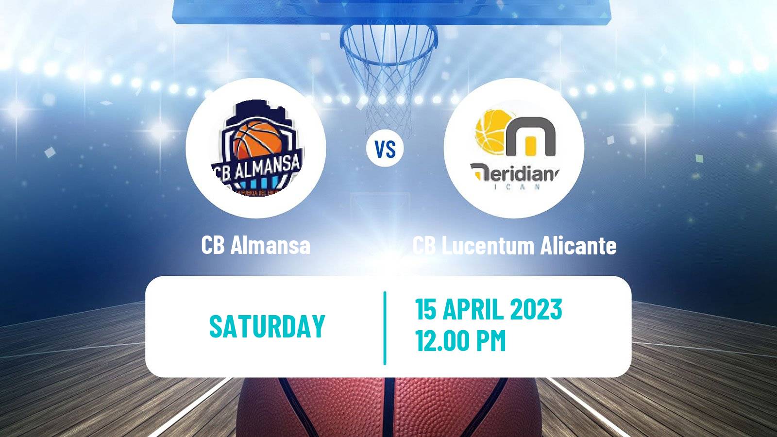 Basketball Spanish LEB Oro Almansa - CB Lucentum Alicante