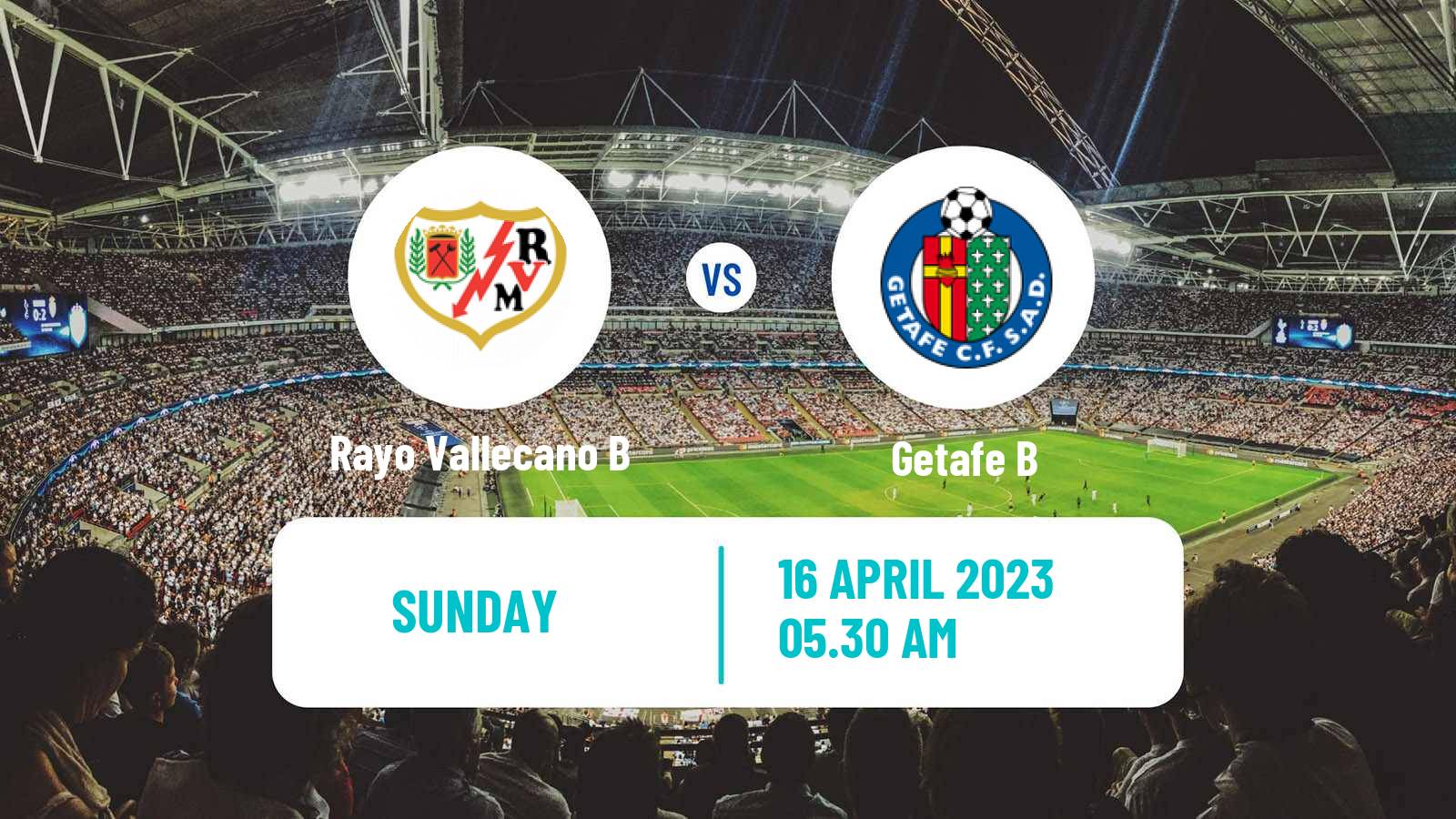 Soccer Spanish Tercera RFEF - Group 7 Rayo Vallecano B - Getafe B