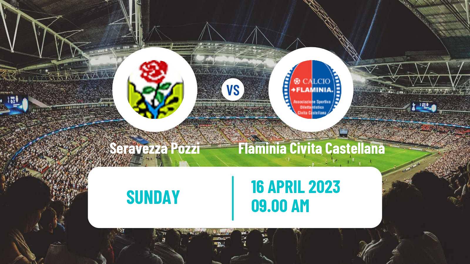 Soccer Italian Serie D - Group E Seravezza Pozzi - Flaminia Civita Castellana